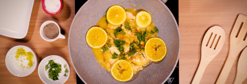 Frango ao molho de laranja