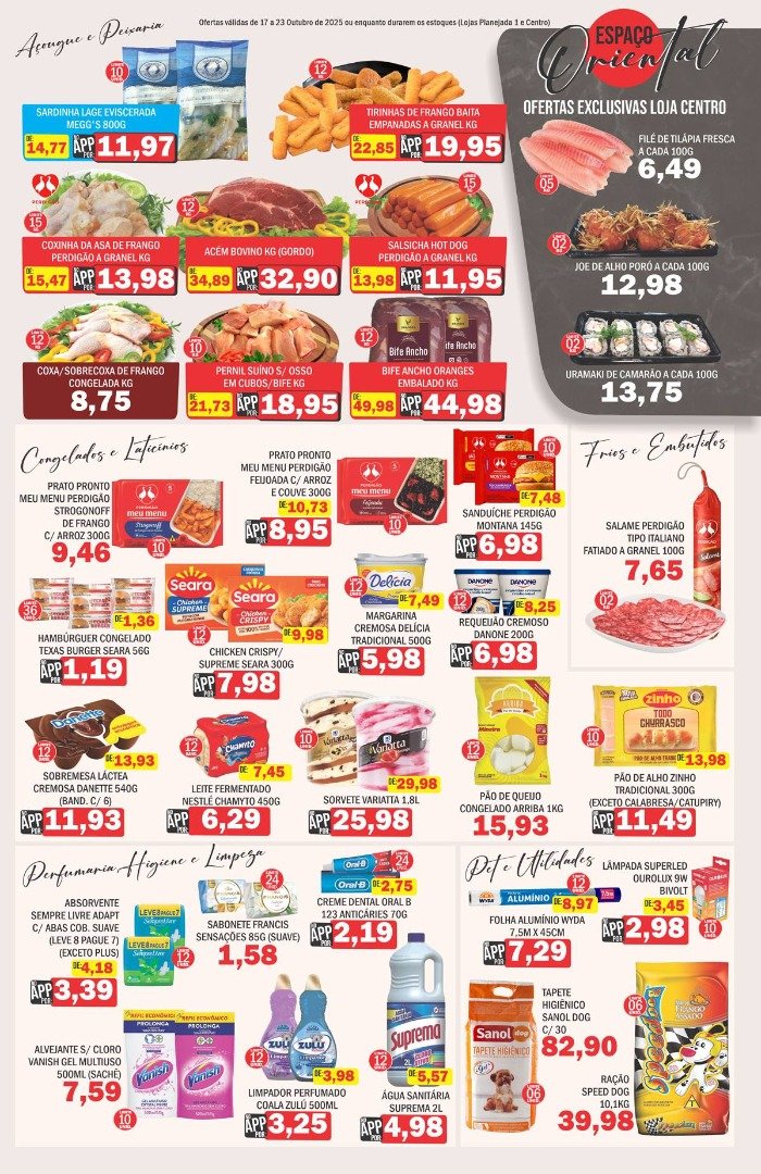 Supermercados Mendonça: ofertas válidas de 17 a 23 de Outubro de 2025