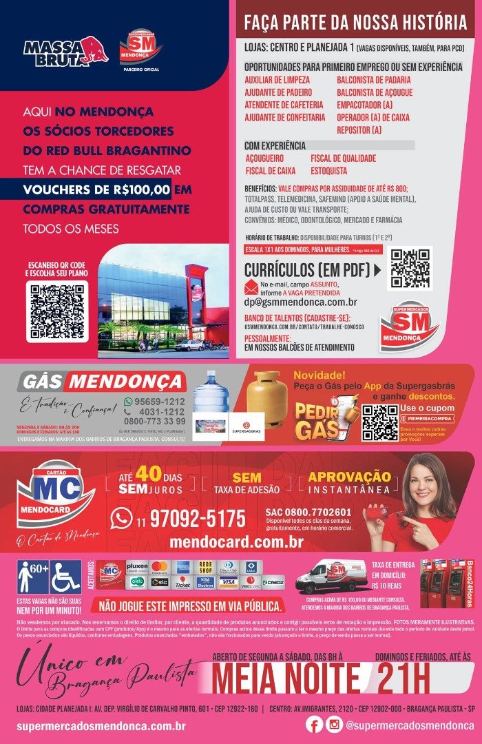 Supermercados Mendonça: ofertas válidas de 17 a 23 de Outubro de 2025