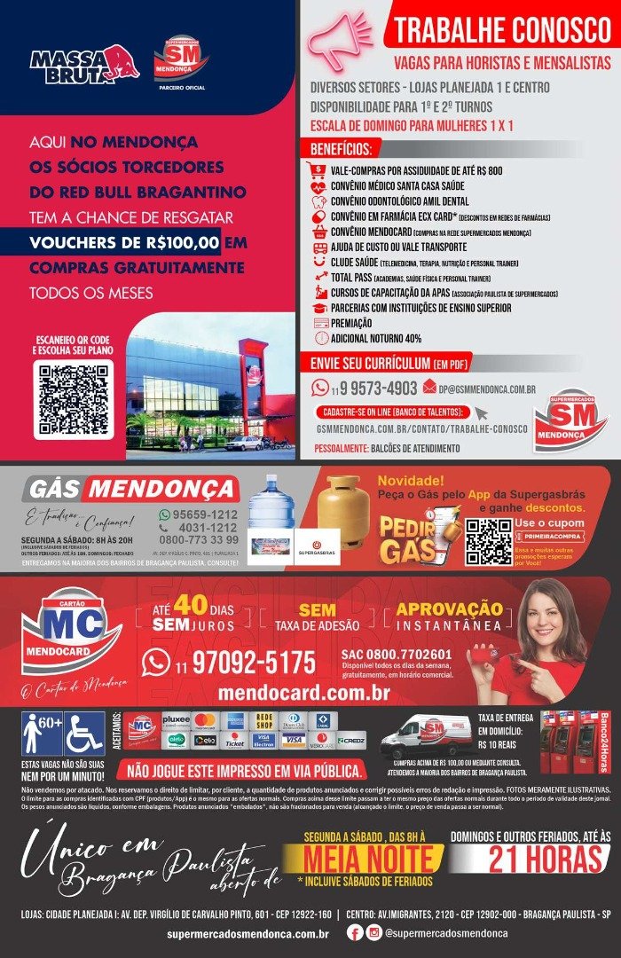 Supermercados Mendonça: Ofertas de 20 a 26 de Março de 2026