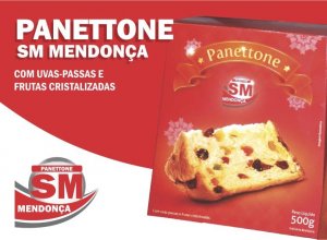 Panettone com Passas e Frutas Cristalizadas
